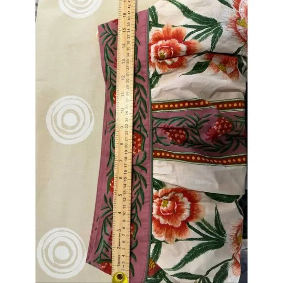 New Anthropologie Farm Rio Ainika Delicate Floral Midi Skirt Size M - Picture 7 of 9